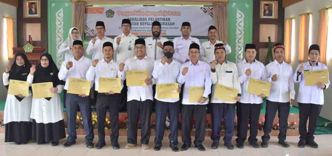 Kakankemenag Zulkifli lantik 11 Kamad Kakankemenag Zulkifli lantik 11 Kamad