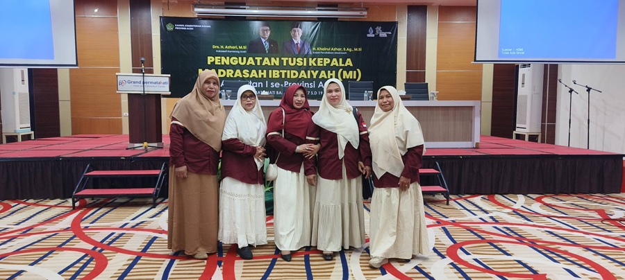 Kepala MIN 10 Bener Meriah Ikuti Penguatan Tusi Kepala MI se-Aceh di Banda Kepala MIN 10 Bener Meriah Ikuti Penguatan Tusi Kepala MI se-Aceh di Banda